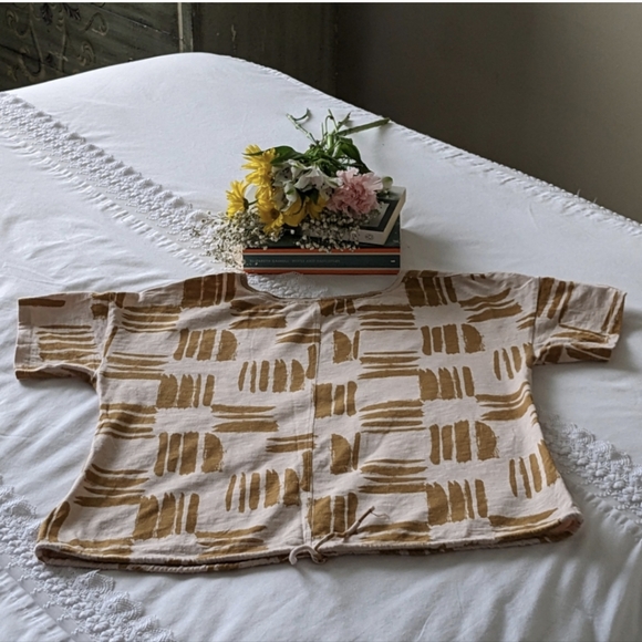 UK Brand White Stuff Top, Beige/Pinky, US 4 - Picture 7 of 8